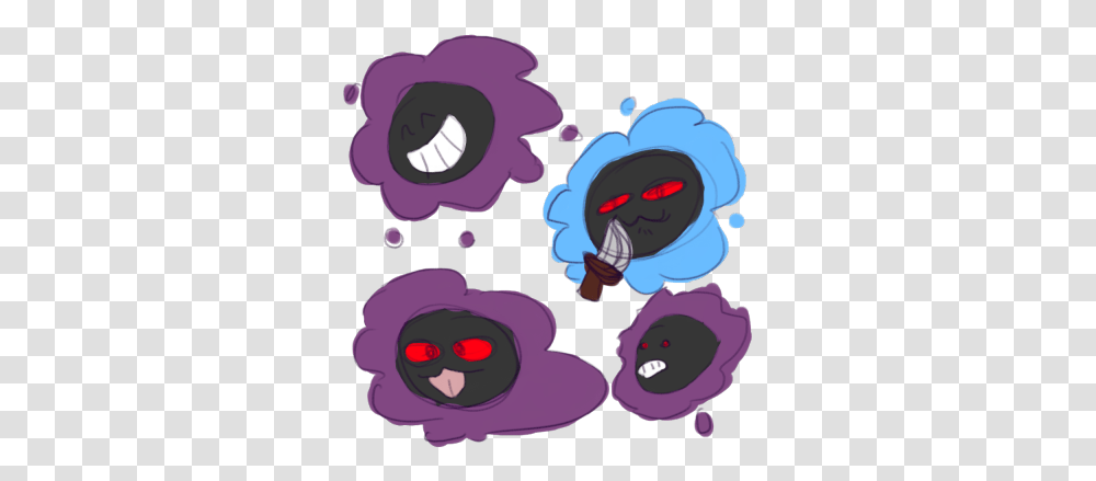 Gastly Pokemon Cartoon, Angry Birds, Plant, Graphics, Flower Transparent Png