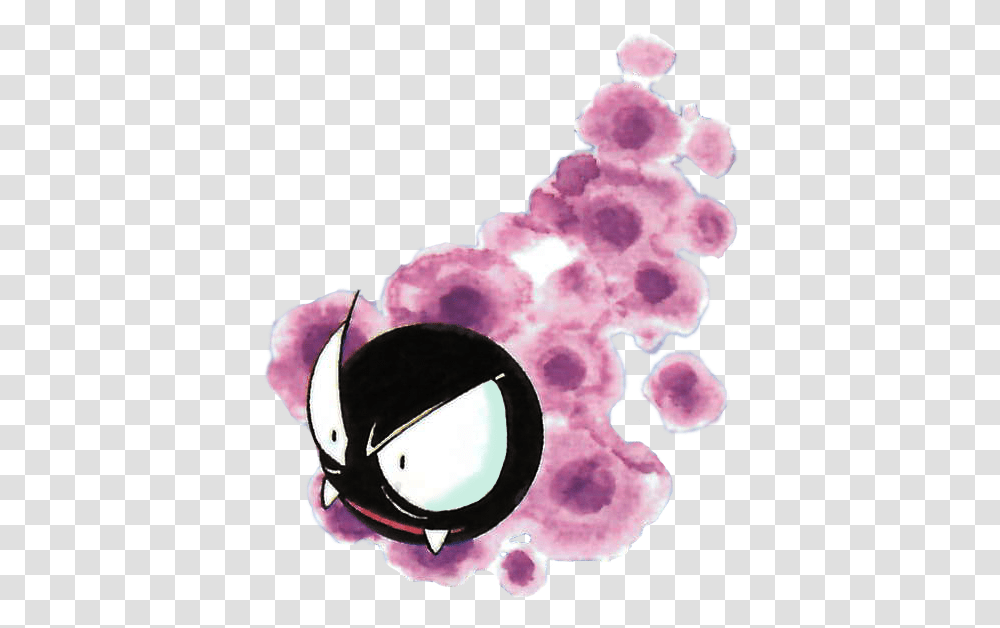 Gastly Used Spite And Gastly Pokemon Ken Sugimori, Plant, Art, Pattern, Snowman Transparent Png