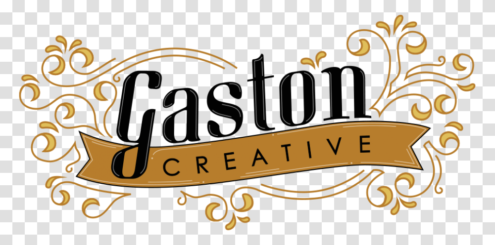 Gaston Creative, Label, Alphabet, Calligraphy Transparent Png