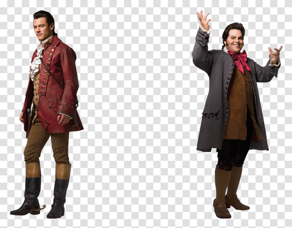 Gaston Free Download Beauty And The Beast Live Action Gaston Falling, Apparel, Overcoat, Person Transparent Png