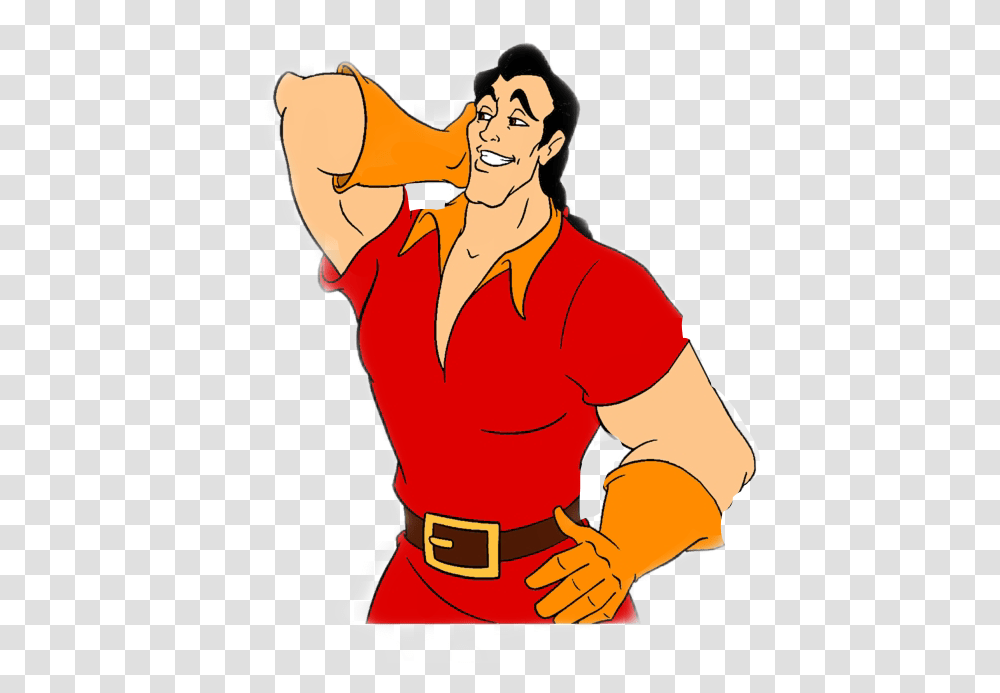 Gaston Freetoedit Beauty And The Beast Gaston, Person, Human, Hand Transparent Png