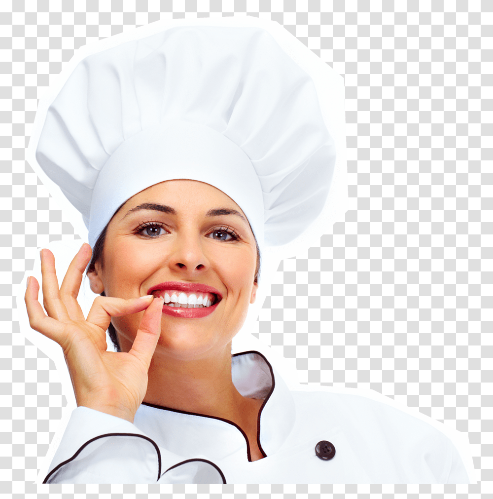 Gastronoma Chef Mujer, Person, Human, Baseball Cap, Hat Transparent Png