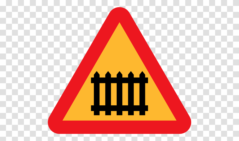 Gate Ahead Clipart, Road Sign, Stopsign Transparent Png