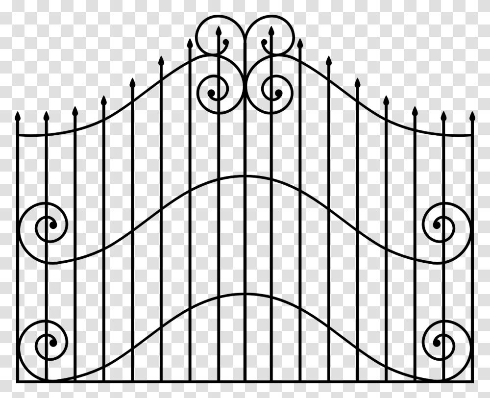 Gate Clip Art Black And White, Gray, World Of Warcraft Transparent Png