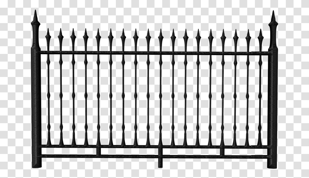 Gate Clipart Background Iron Fence Clipart, Picket, Railing, Silhouette Transparent Png