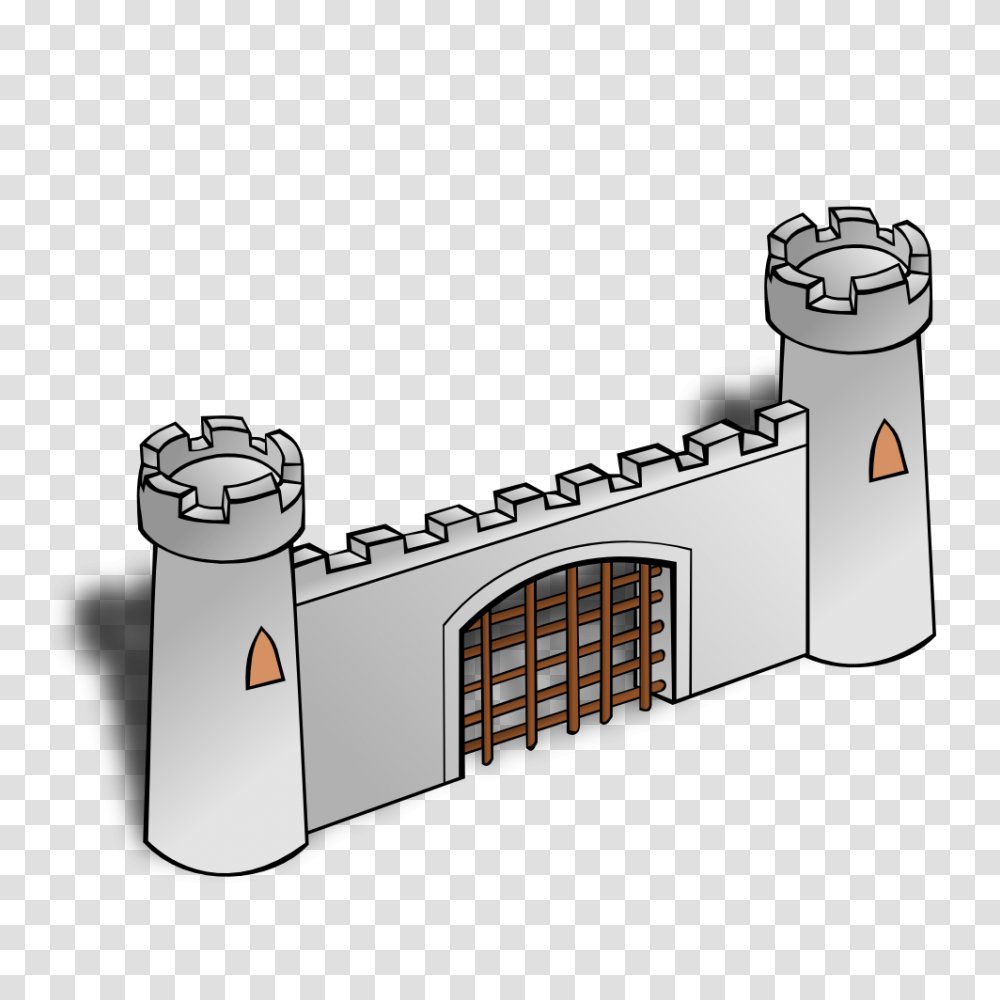 Gate Clipart, Building, Wall, Brick, Factory Transparent Png