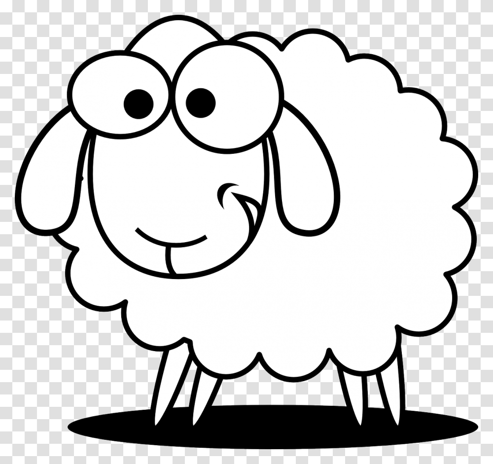 Gate Clipart Sheep, Stencil, Doodle, Drawing Transparent Png