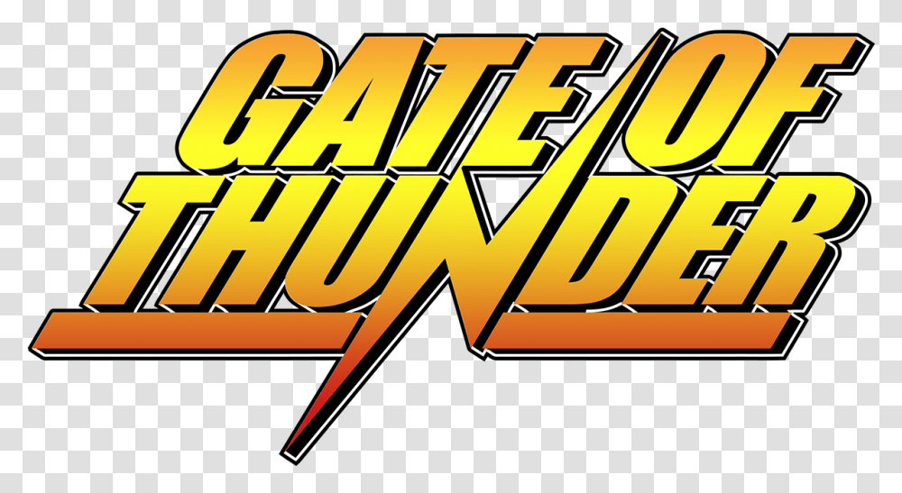 Gate Of Thunder Details Launchbox Games Database Gate Of Thunder Logo, Word, Text, Dynamite, Alphabet Transparent Png