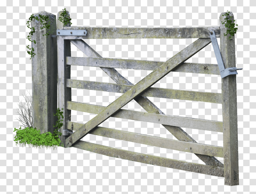 Gate Old Wood Farm Gate, Fence, Staircase, Turnstile, Buckle Transparent Png