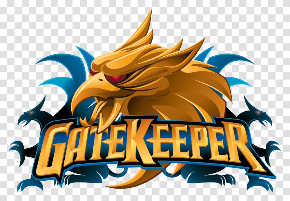Gatekeeper Roller Coaster Logo, Dragon, Gambling, Game, Slot Transparent Png