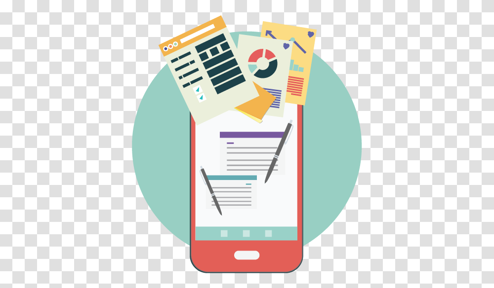 Gathering Resources Using Applications Taking Notes, Label, Poster, Advertisement Transparent Png