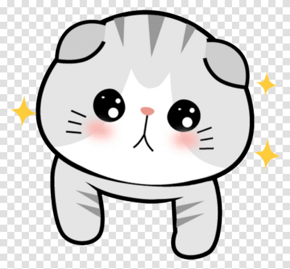 Gato Chibi Kawaii Cute Sonrojo Blush Cute Anime Cat, Animal, Mammal, Rodent, Tortoise Transparent Png