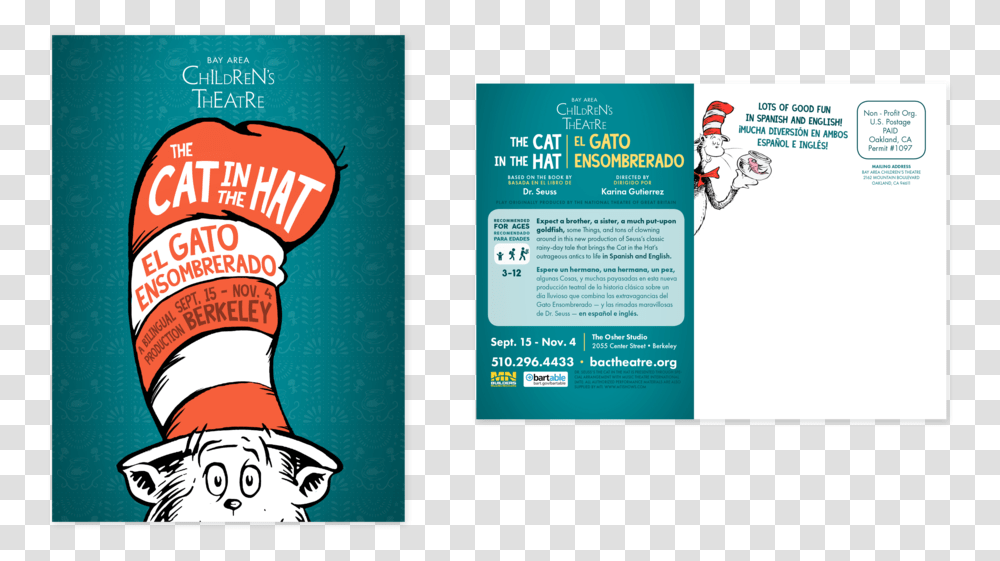 Gatopostcard Cat In The Hat, Advertisement, Poster, Flyer, Paper Transparent Png