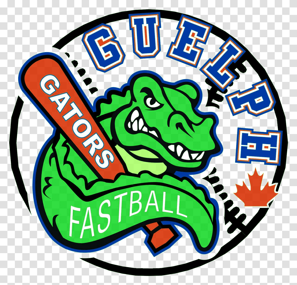 Gator Guelph Gators Softball Logo, Symbol, Trademark, Text, Word Transparent Png