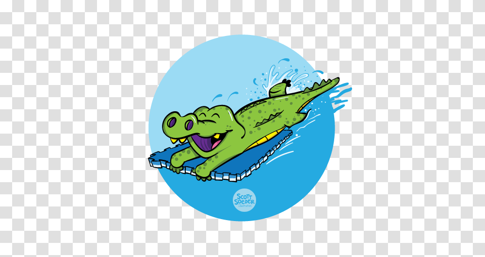 Gator Illustrations For The J Swim School Scott Soeder, Reptile, Animal, Crocodile, Alligator Transparent Png