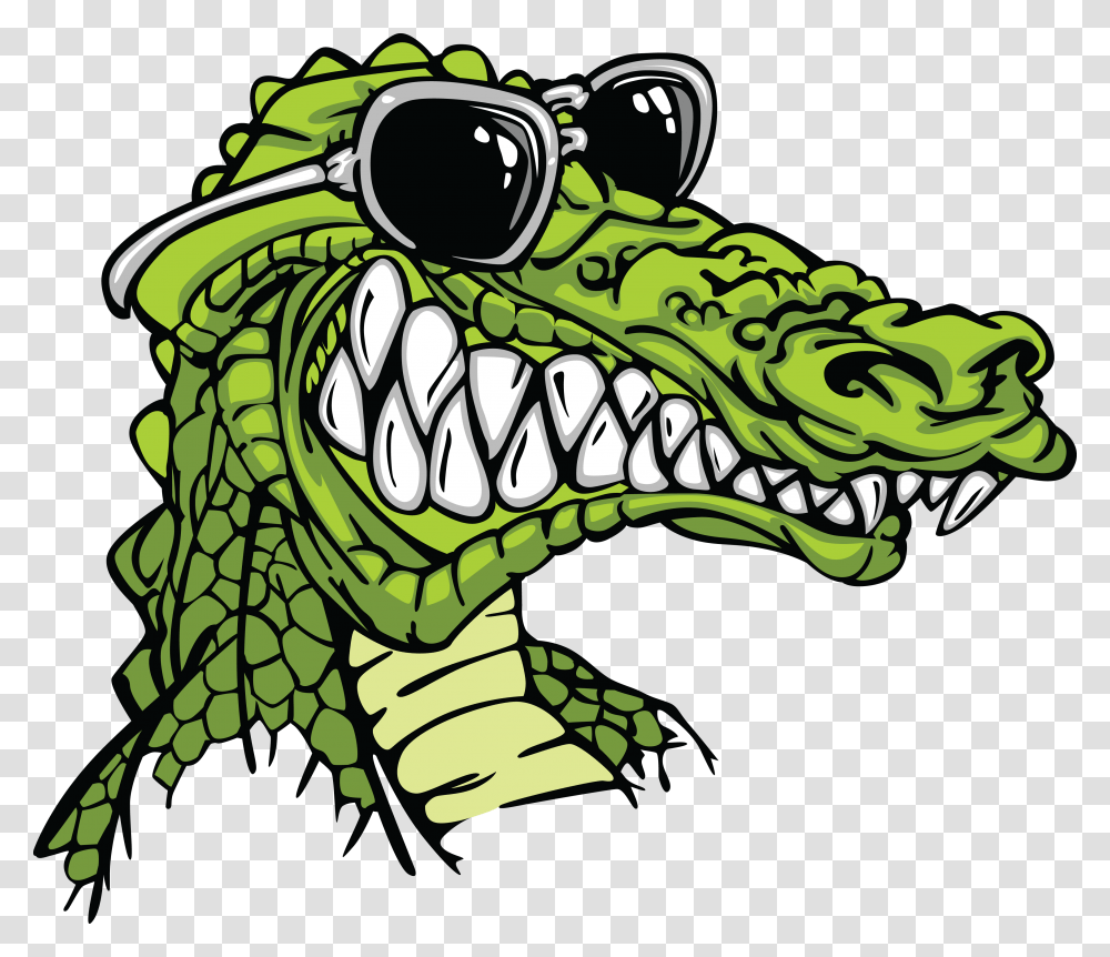 Gator With Sunglasses, Crocodile, Reptile, Animal, Alligator Transparent Png