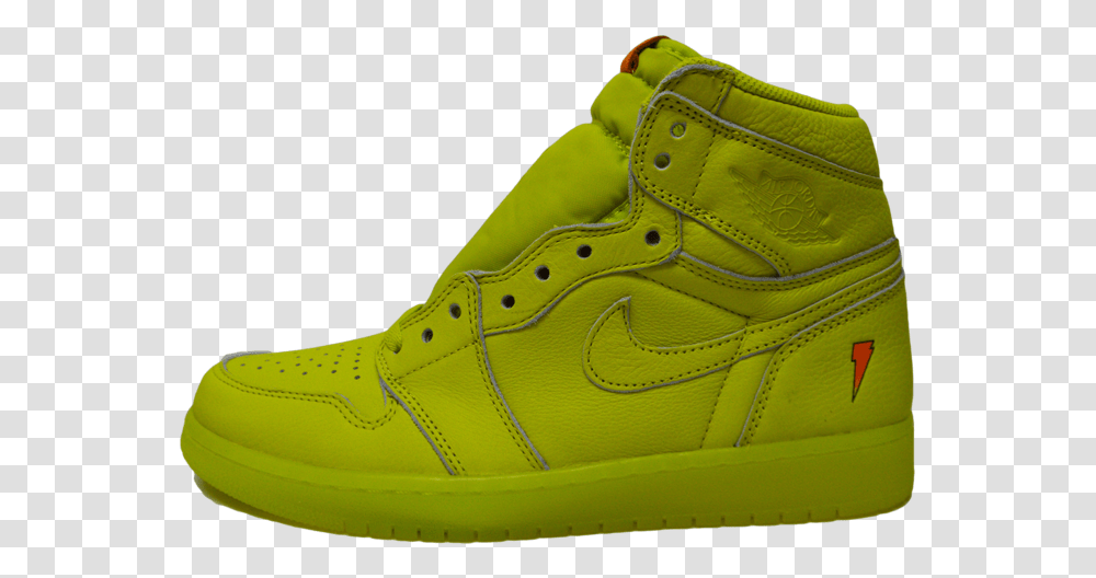 Gatorade Air Jordan 1 High Gatorade Sneakers, Shoe, Footwear, Apparel Transparent Png