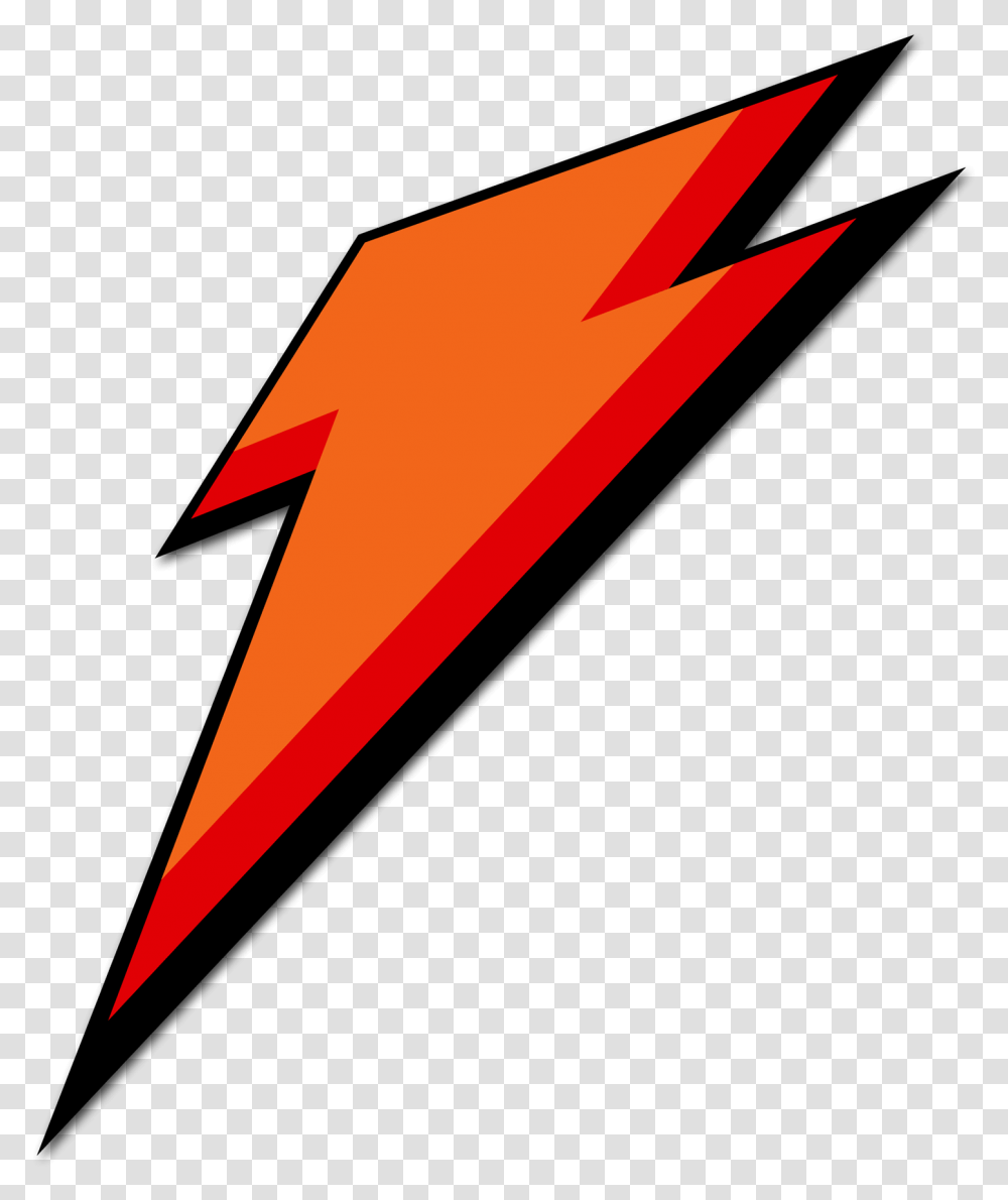Gatorade Black Lightning Bolt Gatorade Logo Gatorade Lightning Bolt Logo, Symbol, Arrow, Star Symbol, Trademark Transparent Png