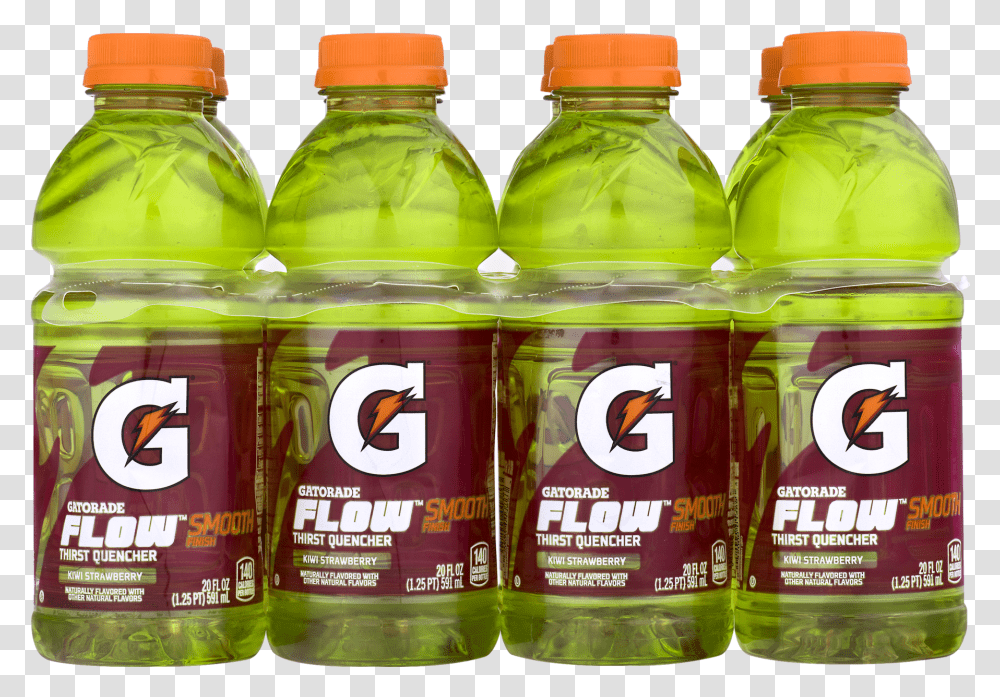 Gatorade Flow Thirst Quencher Kiwi Strawberry Sport Gatorade Flow Thirst Quencher, Bottle, Soda, Beverage, Pop Bottle Transparent Png