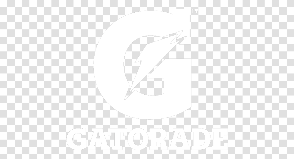 Gatorade Symbol Gatorade Logo White, Number, Trademark, Recycling Symbol Transparent Png