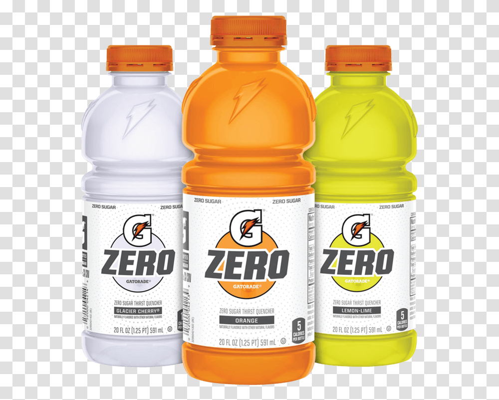 Gatorade Zero Glacier Cherry, Beverage, Drink, Soda, Bottle Transparent Png