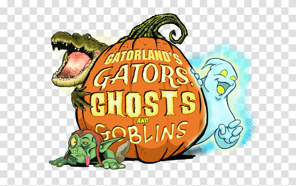 Gators Ghosts And Goblins Halloween Event - Gatorland Gatorland Halloween, Poster, Advertisement, Text, Plant Transparent Png
