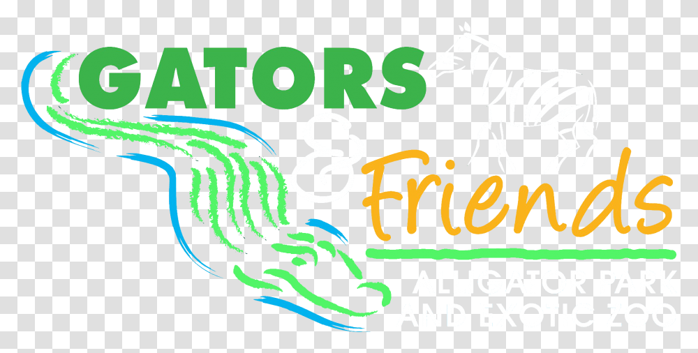 Gators & Friends Gators And Friends Shreveport La Logo, Text, Alphabet, Symbol, Number Transparent Png