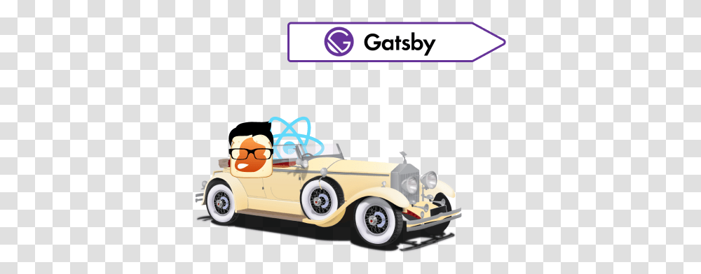 Gatsby As A Replacement For Create Reactapp Khaled Garbaya Antique Car, Vehicle, Transportation, Hot Rod, Bumper Transparent Png