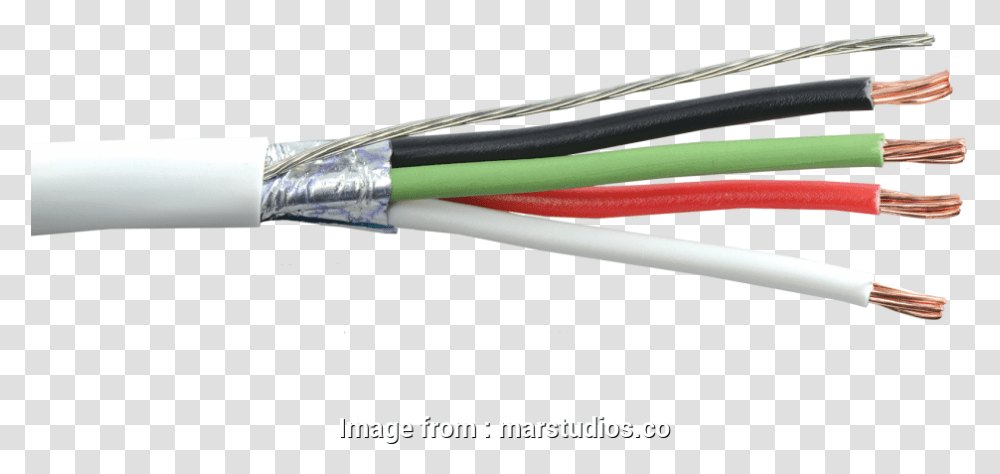 Gauge 4 Conductor Stranded Wire 18 4c Wht Commercial Electrical Cable, Wiring, Baseball Bat, Team Sport, Sports Transparent Png