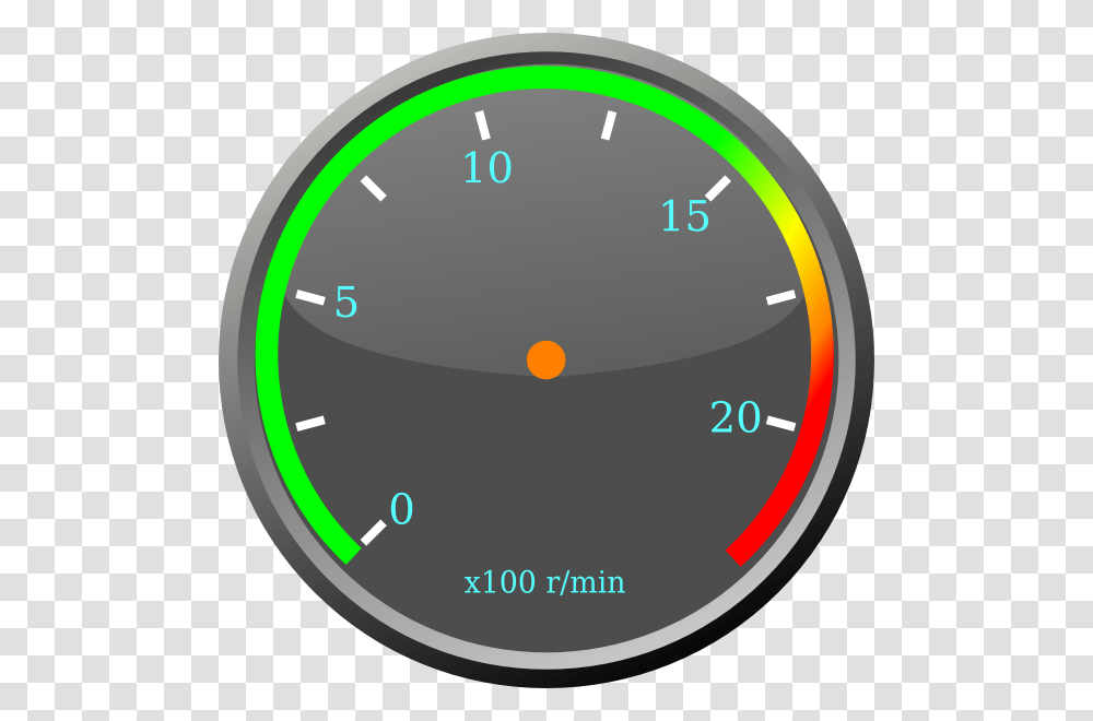 Gauge For Speedmeter Clip Art, Disk, Tachometer Transparent Png