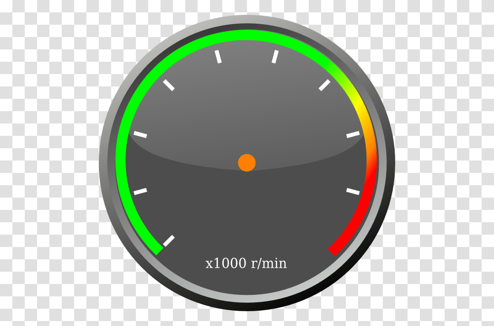 Gauge For Speedmeter Clip Art, Tachometer, Disk Transparent Png