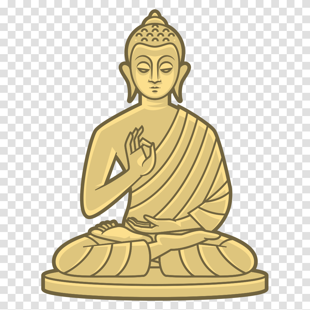 Gautama Buddha Cartoon Picture Of Gautam Buddha, Worship Transparent Png