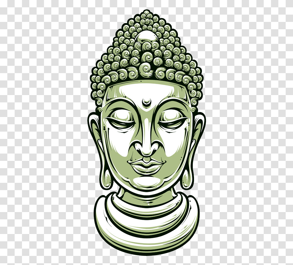 Gautama Buddha Creator In Buddhism Illustration Tattoo Buddha Vector, Head, Drawing, Doodle Transparent Png