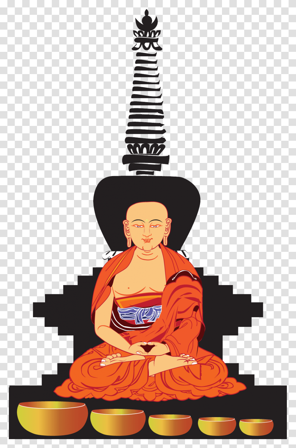 Gautama Buddha Download Perler Bead Halo Helmet, Person, Human, Worship Transparent Png