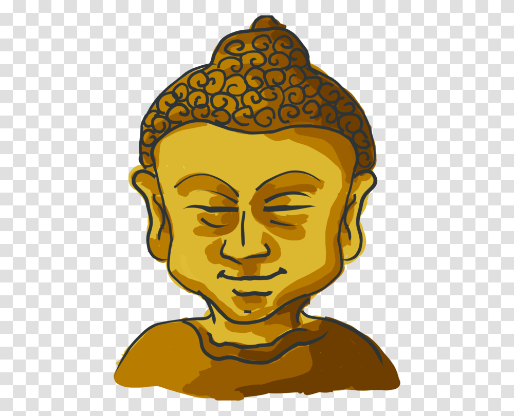 Gautama Buddha Golden Buddha Buddhism Avukana Buddha Statue, Worship, Head, Temple Transparent Png