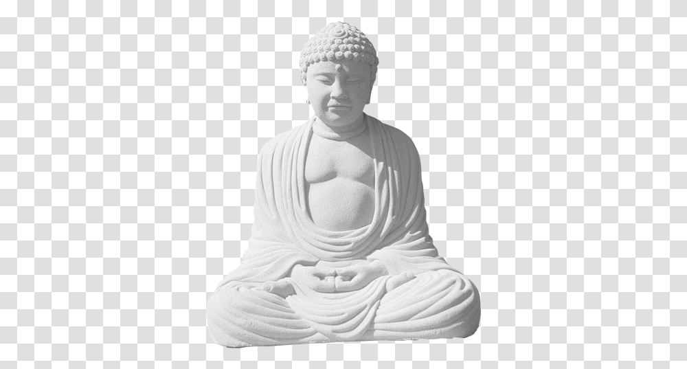 Gautama Buddha White Buddha Images Hd, Worship, Art, Person, Human Transparent Png