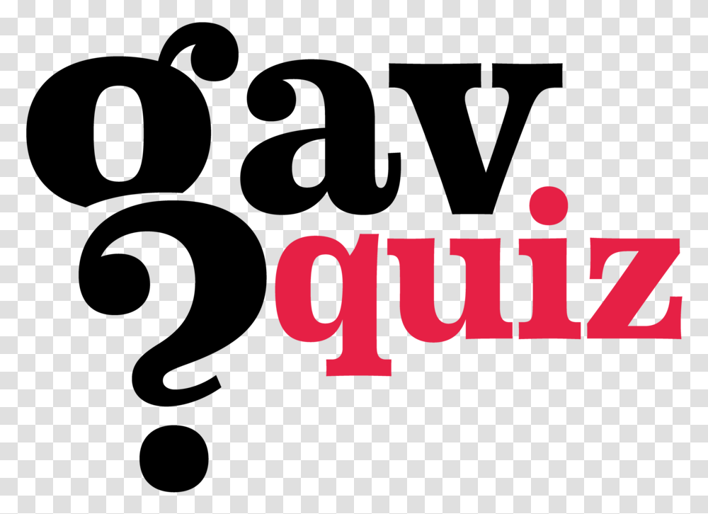 Gav Quiz Logo, Text, Alphabet, Word, Symbol Transparent Png
