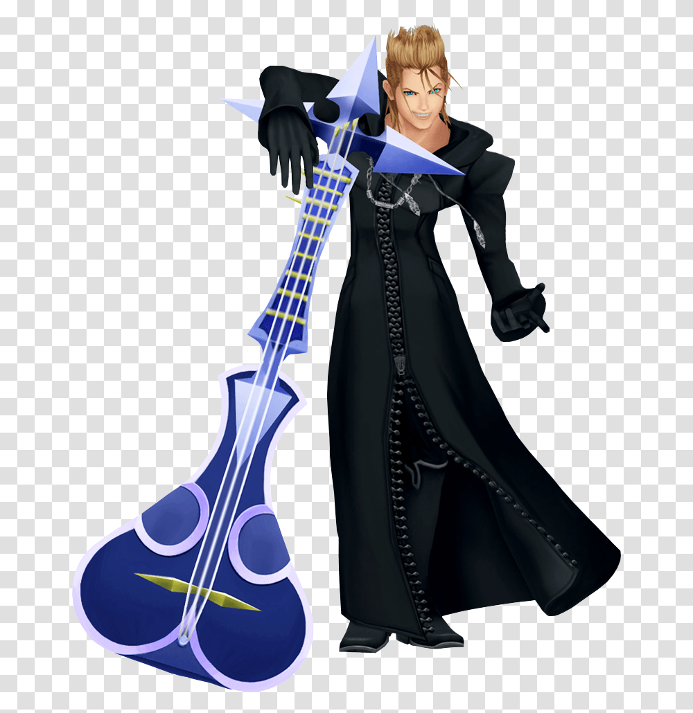 Gave A Higher Thumbs Down That You Hate Demyx Kingdom Hearts 358 2 Days, Costume, Clothing, Person, Guitar Transparent Png