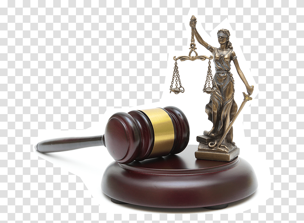 Gavel And The Statue Of Justice Bronze Sculpture, Smoke Pipe, Person, Human, Sink Faucet Transparent Png