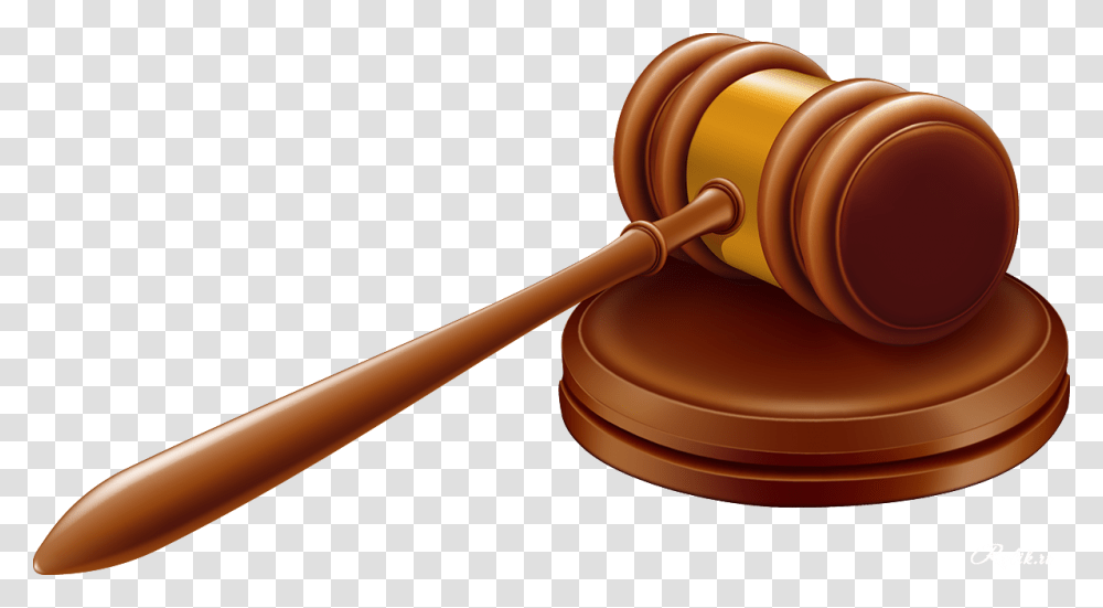 Gavel, Hammer, Tool, Bronze, Court Transparent Png