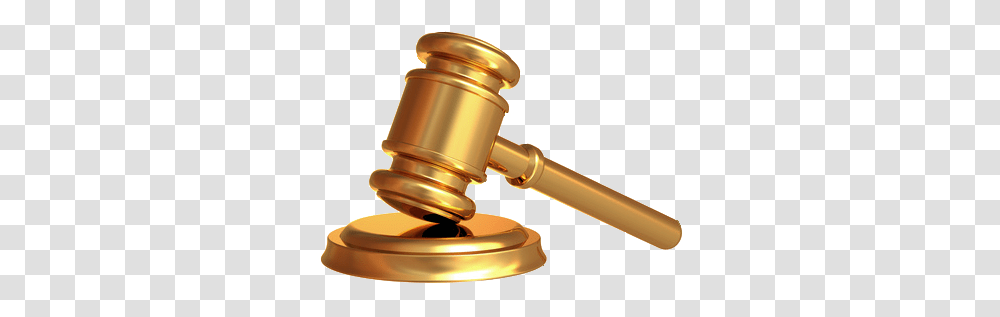 Gavel, Hammer, Tool, Bronze Transparent Png