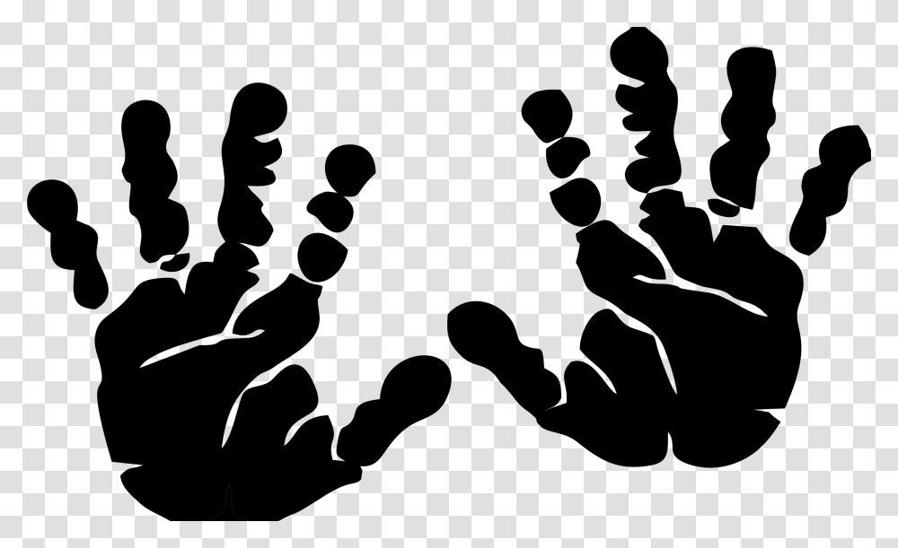 Gavel Silhouette Baby Hand Print Outline, Chess, Game, Person, Human Transparent Png
