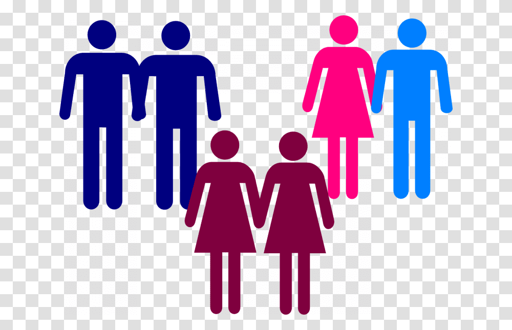 Gay And Straight Couple, Hand, Holding Hands, Crowd, Audience Transparent Png