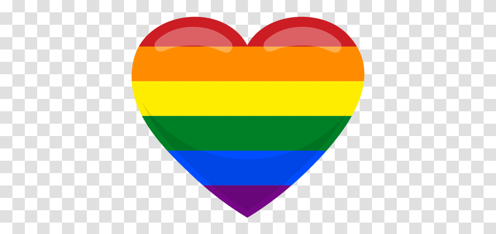 Gay Heart Flag Rainbow Heart Emoji Discord, Plectrum, Contact Lens Transparent Png