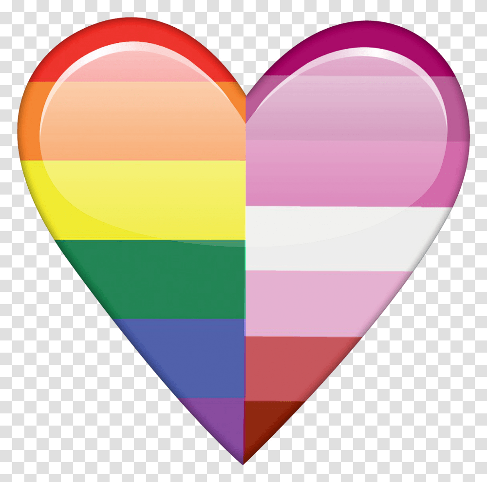 Gay Pride Flag Lesbian Love, Heart, Balloon, Plectrum, Triangle Transparent Png