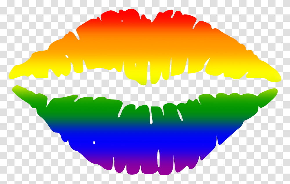 Gay Pride Flag Pink Lips Clipart, Nature, Outdoors, Plant, Fire Transparent Png