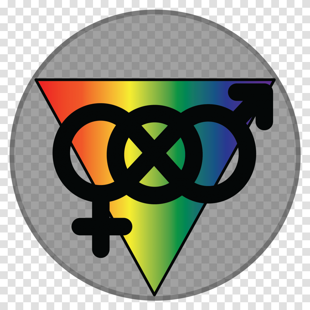Gay Straight Alliance Logo Clipart Full Size Clipart Emblem, Symbol, Trademark, Triangle, Plectrum Transparent Png
