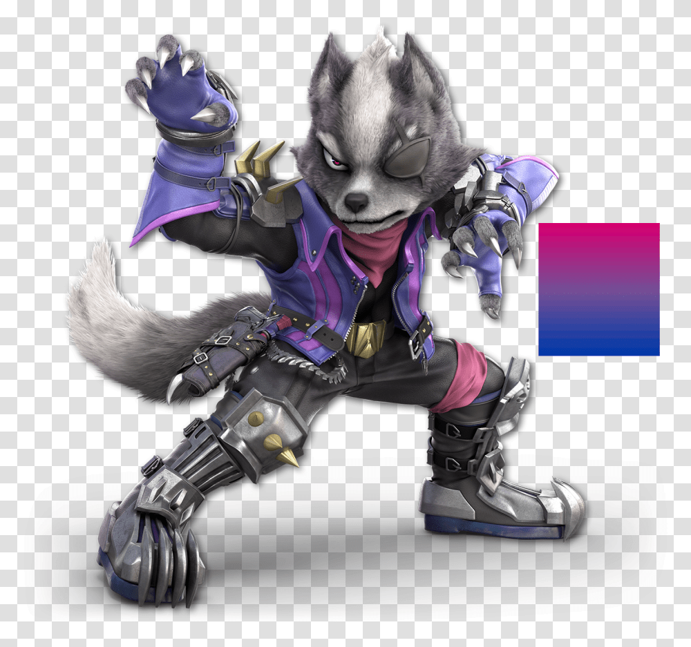 Gaymers Wolf Star Fox, Person, Human, Figurine, Toy Transparent Png