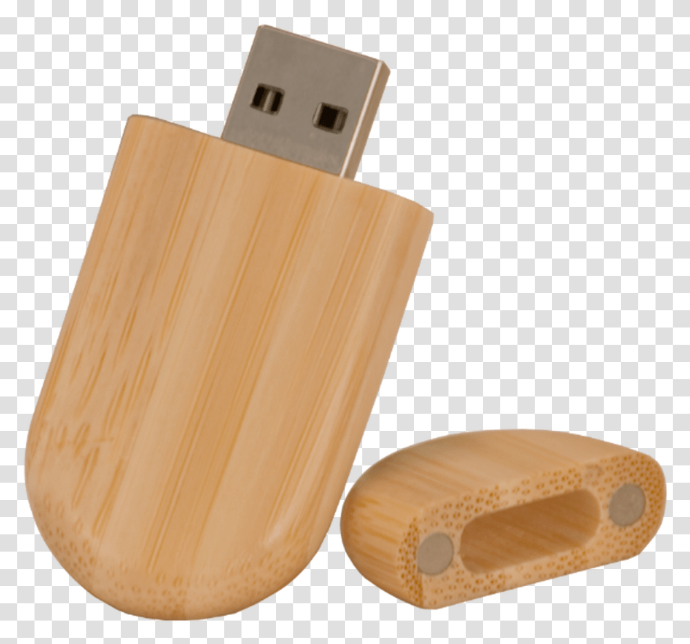 Gb Genuine Bamboo Rounded Usb Flash Drive, Lamp Transparent Png