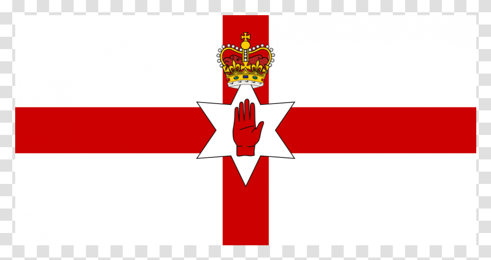 Gb Nir Northern Ireland Flag Icon Northern Ireland Flag, Logo, Trademark, Label Transparent Png